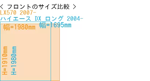 #LX570 2007- + ハイエース DX ロング 2004-